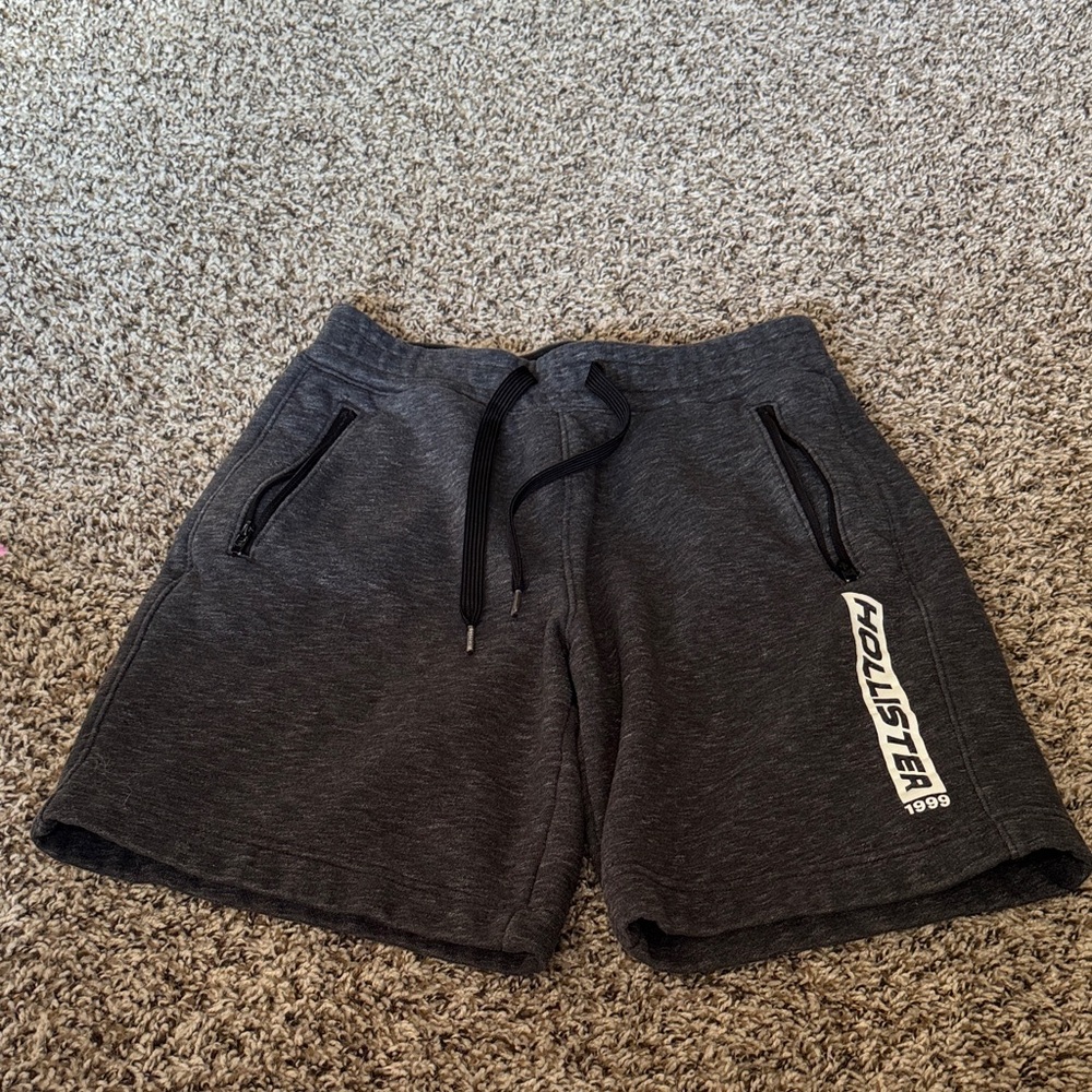 Hollister Men's Dark Gray Athletic Shorts